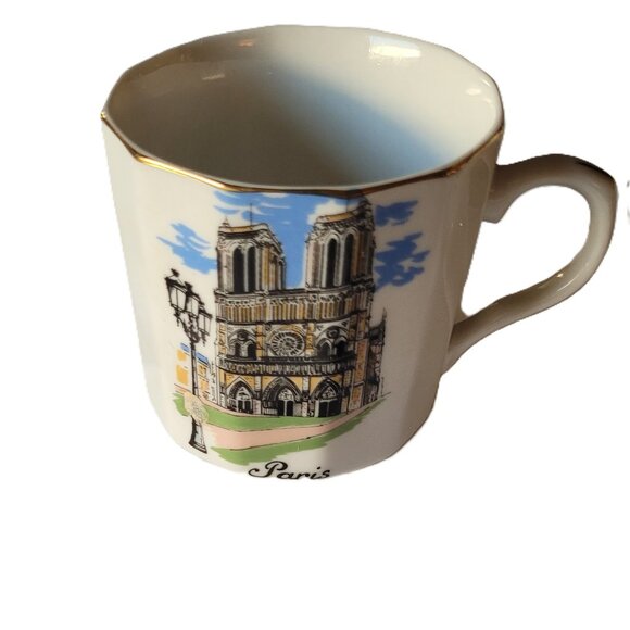 N E M Decor France Espresso Cup Notre Dame France - Picture 5 of 6